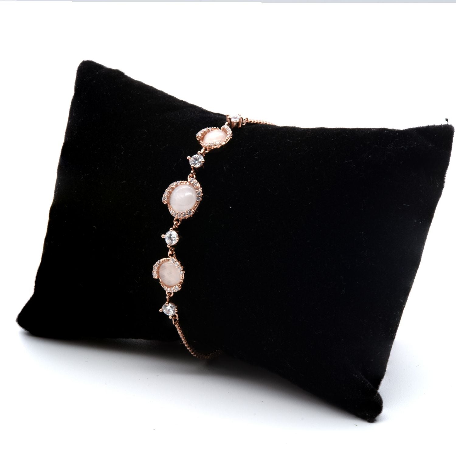 Blushing Elegance Rose Gold Bracelet